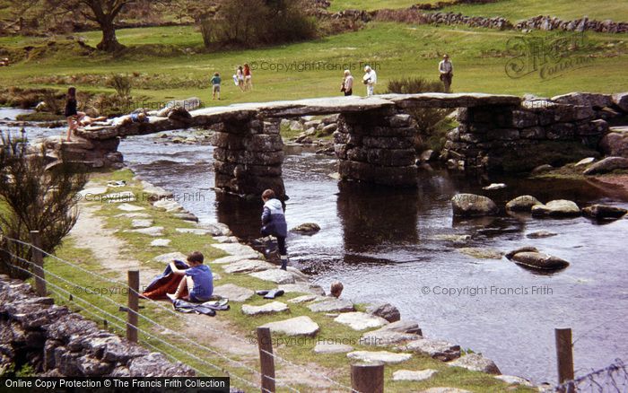 Photo of Postbridge, The Old Clapper Bridge 1985