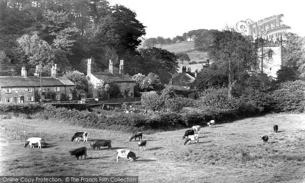 Photo of Pott Shrigley, the Village and Church c1955
