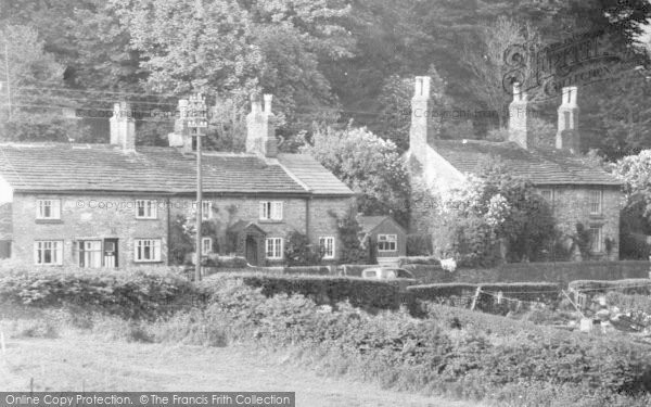 Photo of Pott Shrigley, Village Houses c.1955