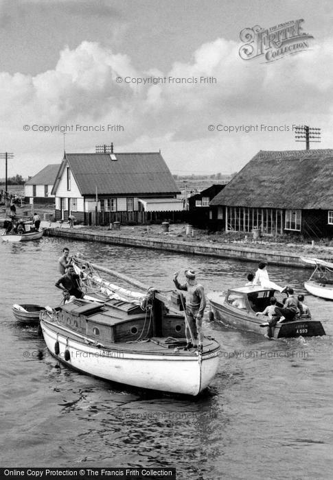 Photo of Potter Heigham, Boating On The River Thurne 1957