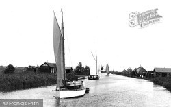 On The River Thurne c.1926, Potter Heigham