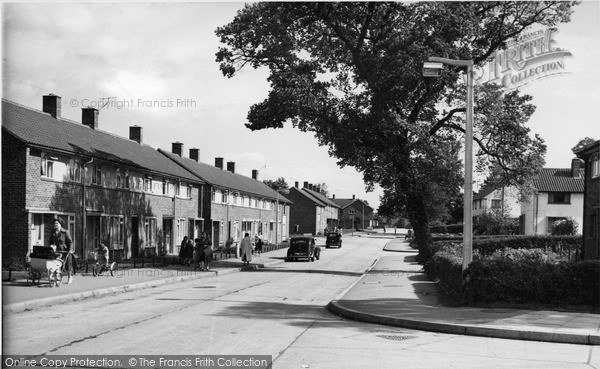 Photo of Potter Street, Red Lion Lane c.1955