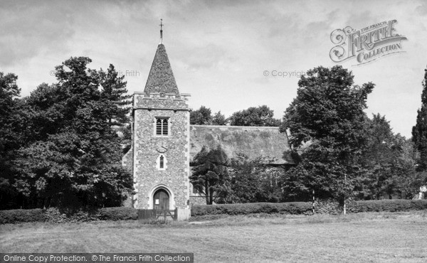 Photo of Potter Street, St Mary Magdalene Church c.1955