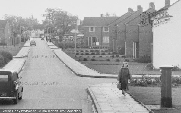 Photo of Potter Street, Woman In Carters Mead c.1960