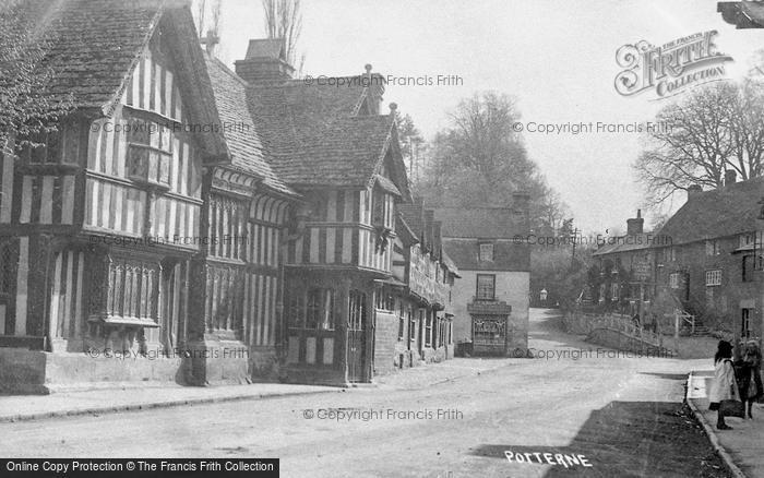 Photo of Potterne, Porch House And High Street c.1900