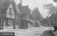 Porch House And High Street c.1900, Potterne