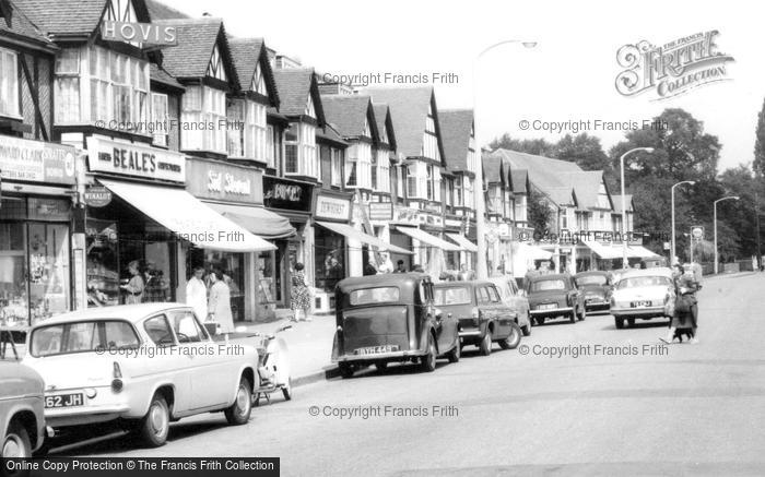 Photo of Potters Bar, Shops In Darkes Lane 1967