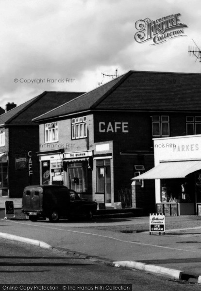 Photo of Potters Cross, The Dolphin Cafe c.1965