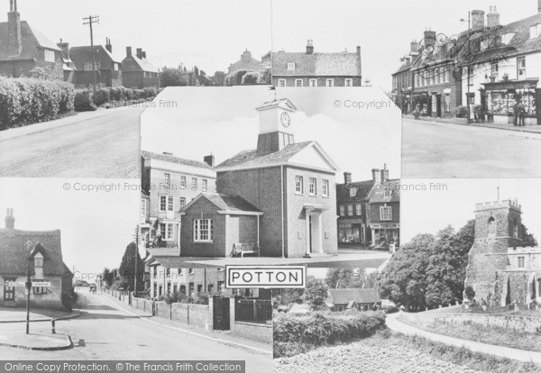 Photo of Potton, Composite c.1955