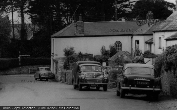 Photo of Poughill, Cars In The Village c.1960