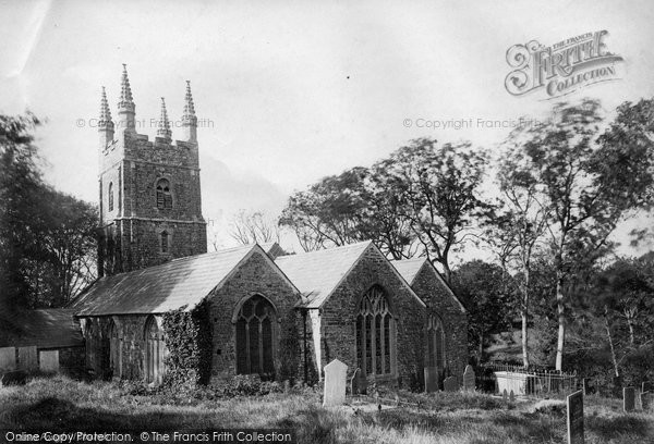 Photo of Poughill, St Olaf's Church 1890