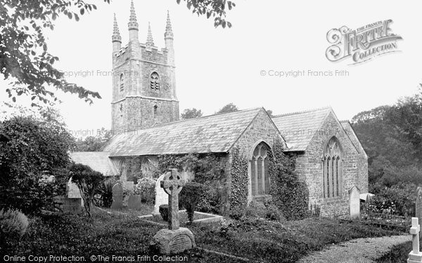 Photo of Poughill, St Olaf's Church 1920