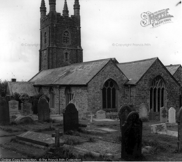 Photo of Poughill, St Olaf's Church c.1960