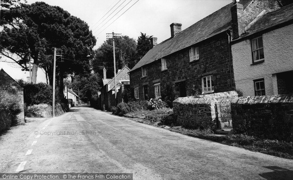 Photo of Poughill, The Village c.1960