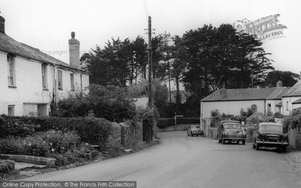 Photo of Poughill, The Village c.1960