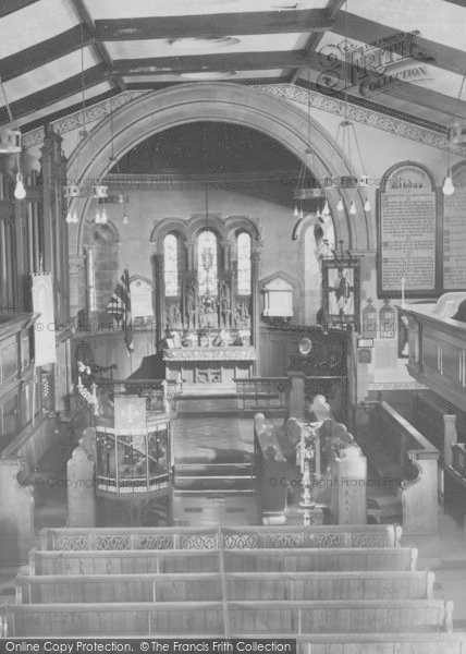 Photo of Poulton Le Fylde, St Chad's Church Interior c.1955