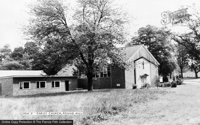 Photo of Pound Hill, Christ Church c.1960