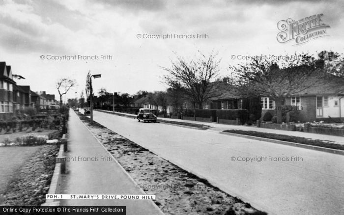 Photo of Pound Hill, St Mary's Drive c.1960