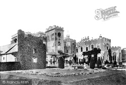 Castle c.1874, Powderham
