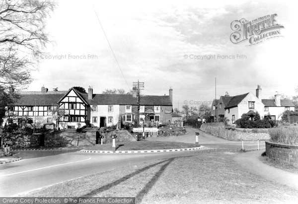 Photo of Powick, The Roundabout c.1955