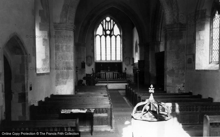 Photo of Poynings, Holy Trinity Church Interior c.1960