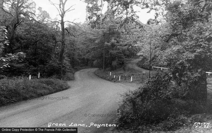 Photo of Poynton, Green Lane c.1965