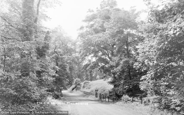 Photo of Poynton, Middlewood Road c.1955