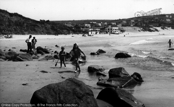 Photo of Praa Sands, c.1955