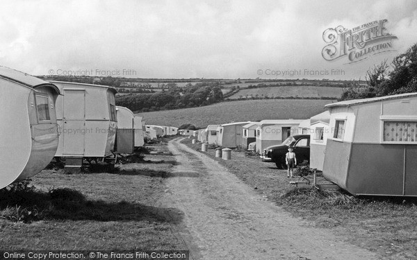 Photo of Praa Sands, Caravan Site c.1955