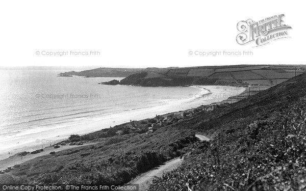 Photo of Praa Sands, From The East c.1955