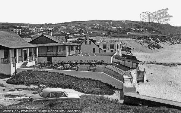 Photo of Praa Sands, Hearts Content Tea Gardens c.1955
