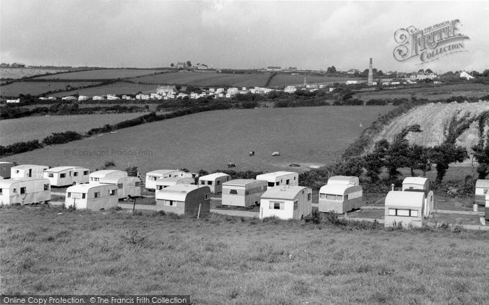 Photo of Praa Sands, Pengersick Caravan Site c.1955