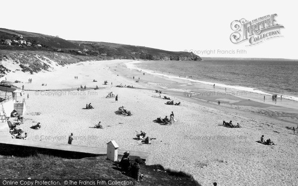 Photo of Praa Sands, The Beach c.1955