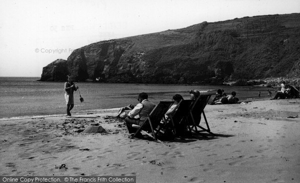 Photo of Praa Sands, The Beach c.1955
