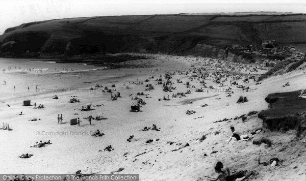 Photo of Praa Sands, The Beach c.1965