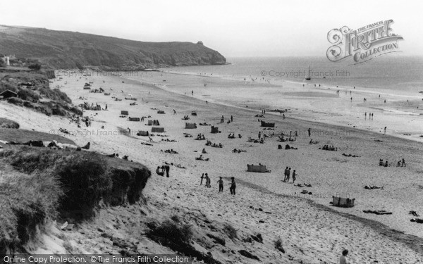 Photo of Praa Sands, The Beach c.1965