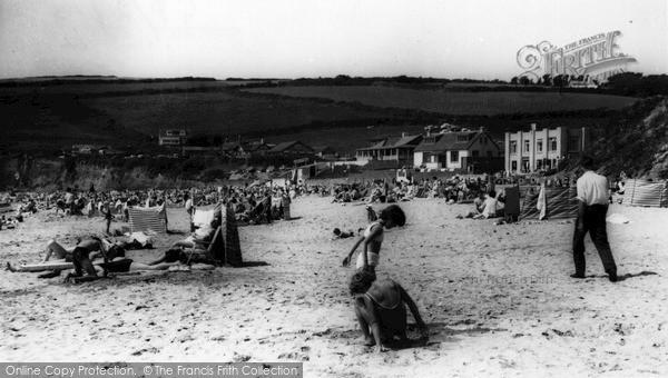 Photo of Praa Sands, The Beach c.1965