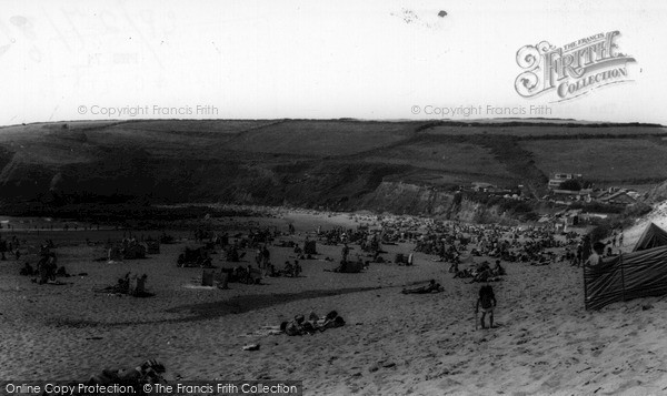 Photo of Praa Sands, The Beach c.1965