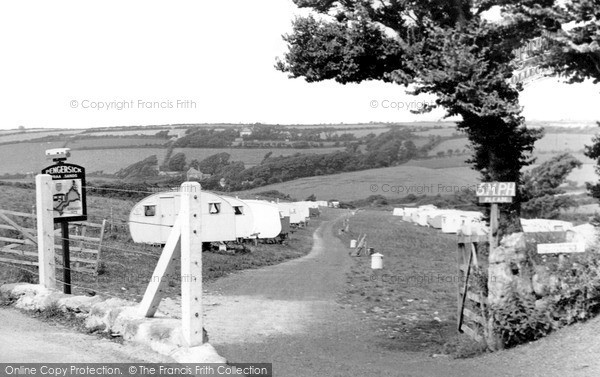Photo of Praa Sands, The Camping Ground c.1955