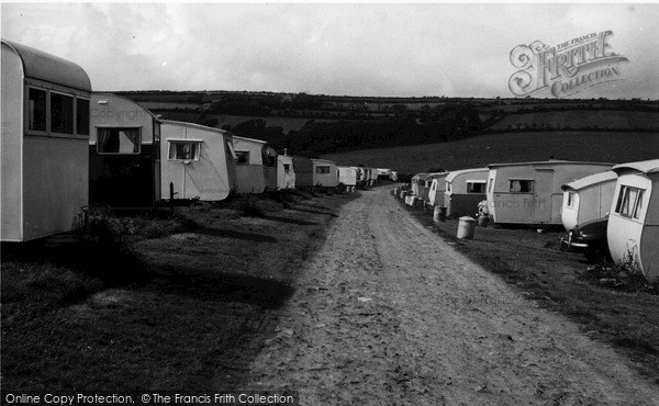 Photo of Praa Sands, The Caravan Site c.1955