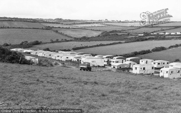 Photo of Praa Sands, The Caravan Site c.1955