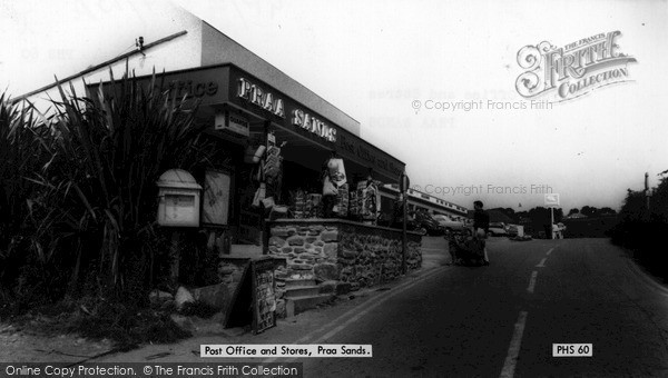 Photo of Praa Sands, The Post Office And Stores c.1965
