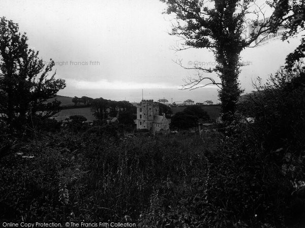 Photo of Praa Sands, View Above Pengersick Castle 1930