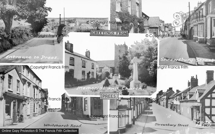 Photo of Prees, Composite c.1960