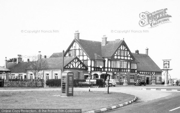 Photo of Prees Heath, Raven Hotel c.1955