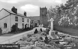 The Memorial And Church c.1960, Prees