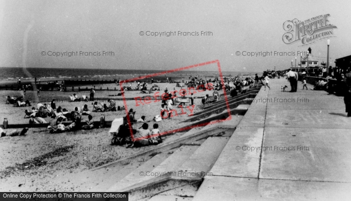 Photo of Prestatyn, Central Beach c.1960