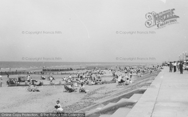Photo of Prestatyn, Central Beach c.1960