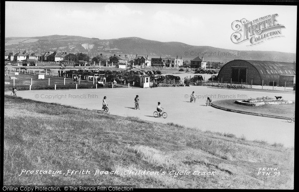Photo of Prestatyn, Ffrith Beach, Children's Cycle Track c.1950