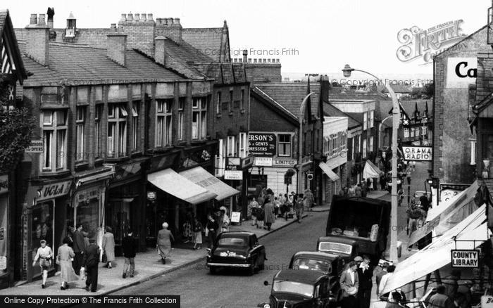 Photo of Prestatyn, High Street c.1955